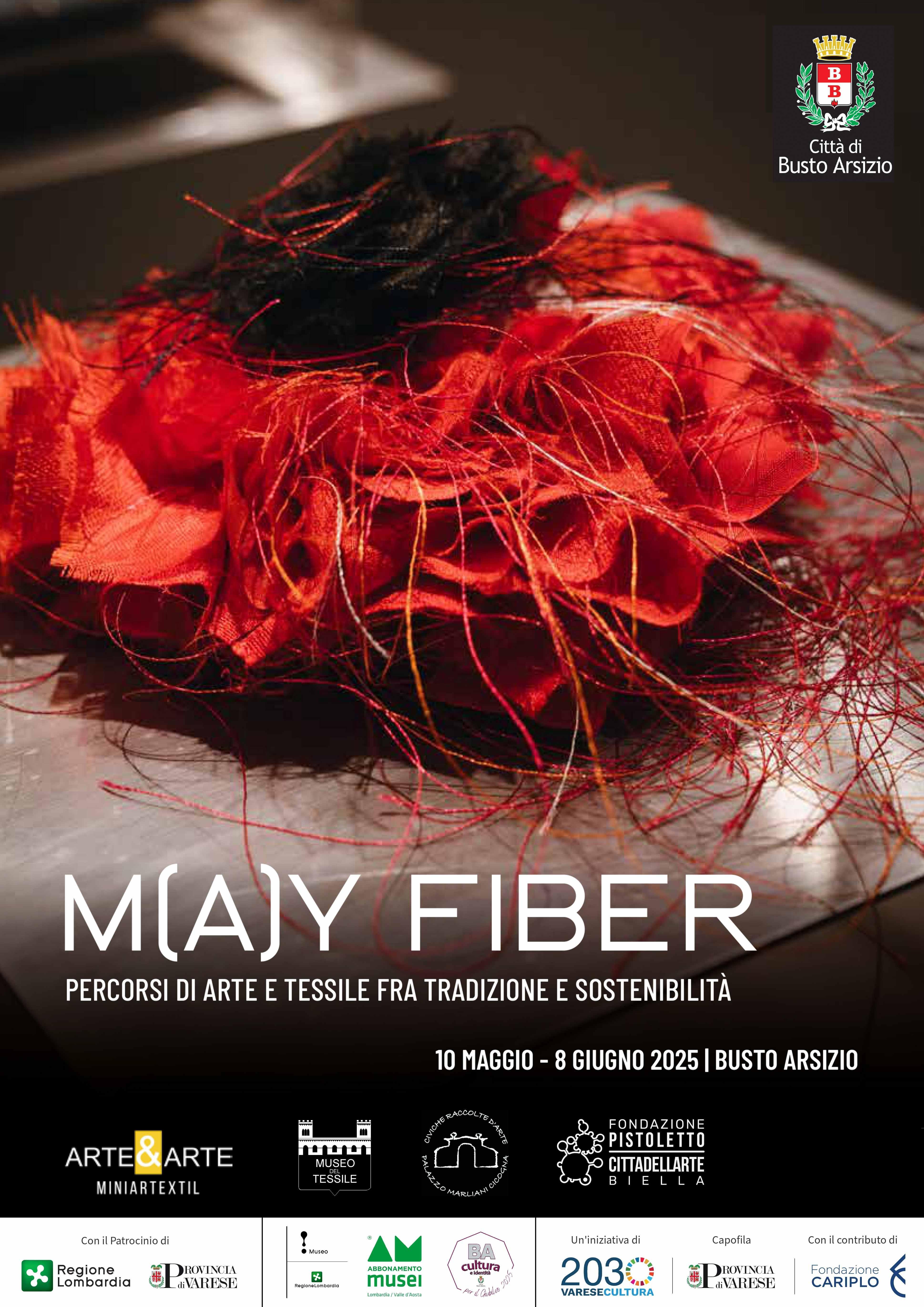 M(A)Y FIBER 2025: Busto Arsizio celebra la Fiber Art e la sostenibilità con un mese di eventi diffusi