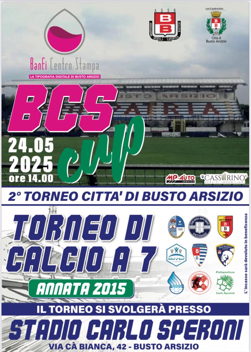 Tutte le realtà calcistiche bustocche unite per la seconda edizione della BCS Cup