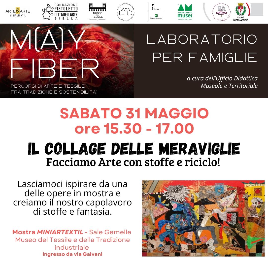 “M(A)Y FIBER 2025” sabato 31 maggio nuovo appuntamento con le iniziative didattiche